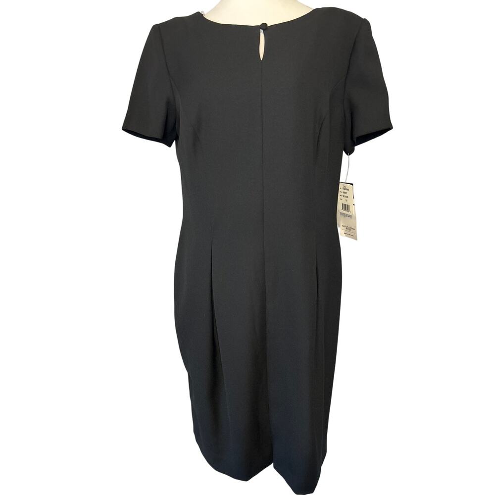 Vintage Maggy London Petites Cocktail LBD Dress‎ Black Size 12 Normcore NWT